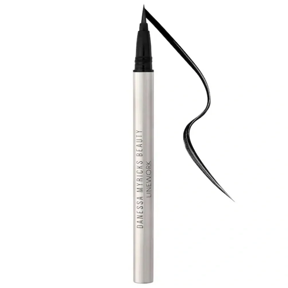 Danessa‎ Myricks Beauty Linework Paint Brush Fluid Eyeliner ONYX, 0.034 oz
